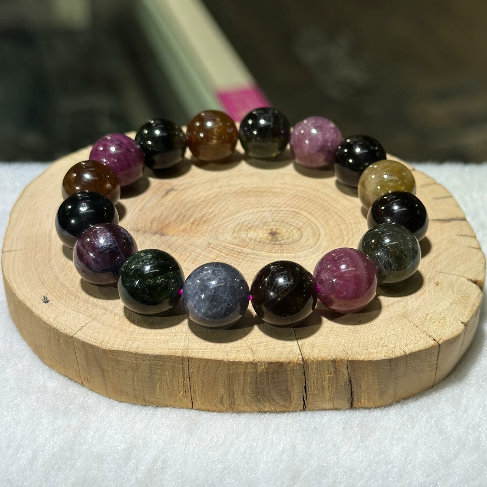 大m💫碧璽手串 13 mm +/-