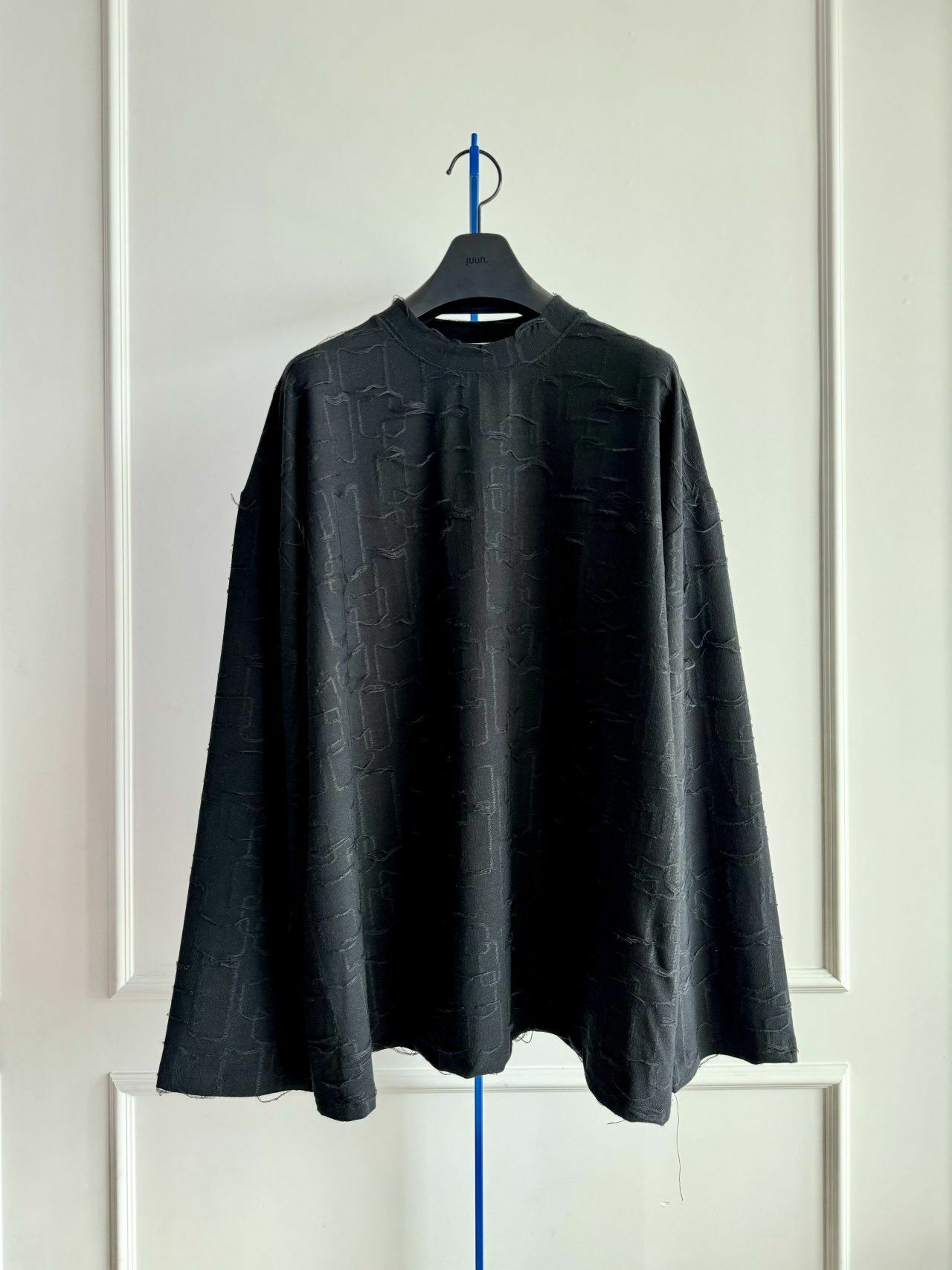 淨色暗紋長袖衫 MALENKII-084T