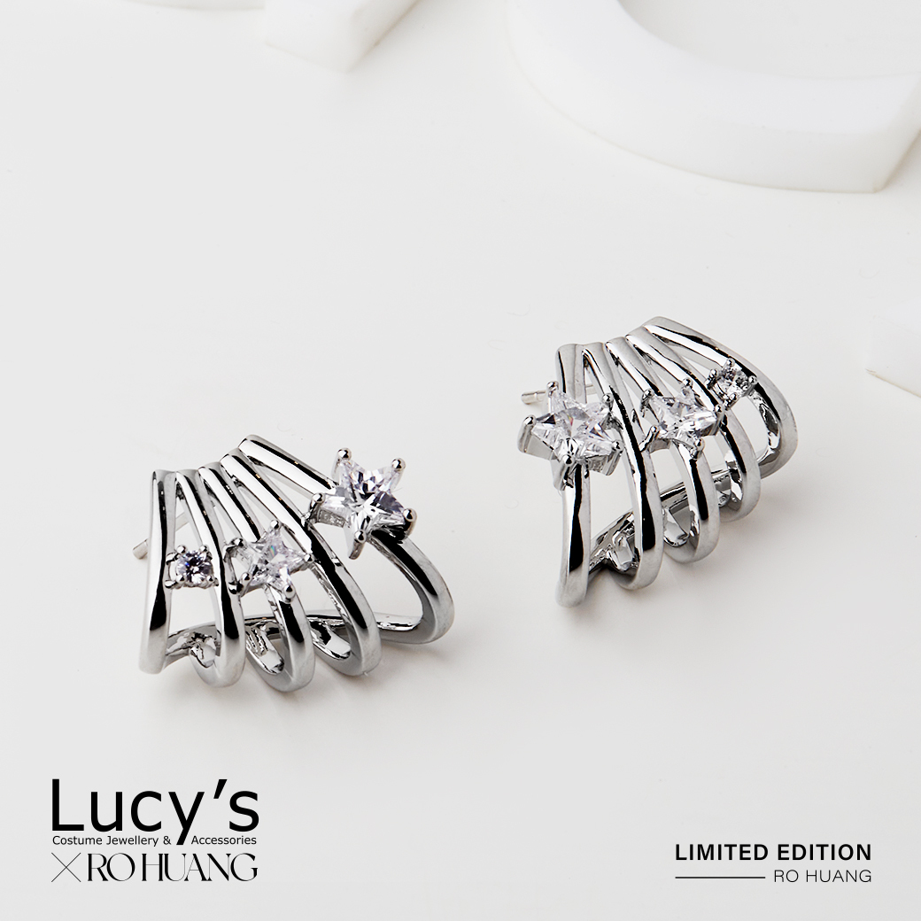 Lucy's X RO HUANG．耳環 (二色) (119056/119057)
