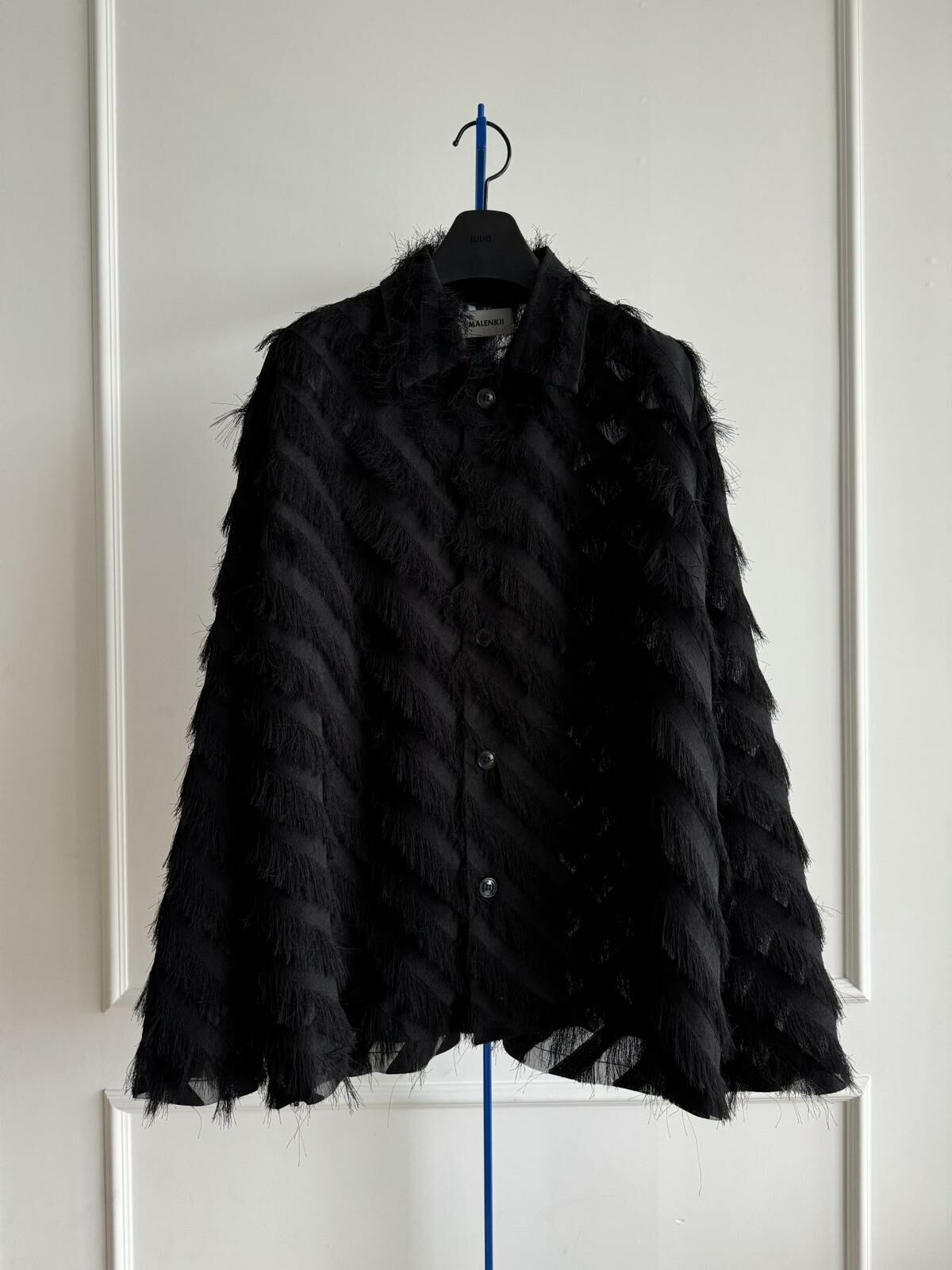 淨色流蘇長袖恤衫 MALENKII-085S