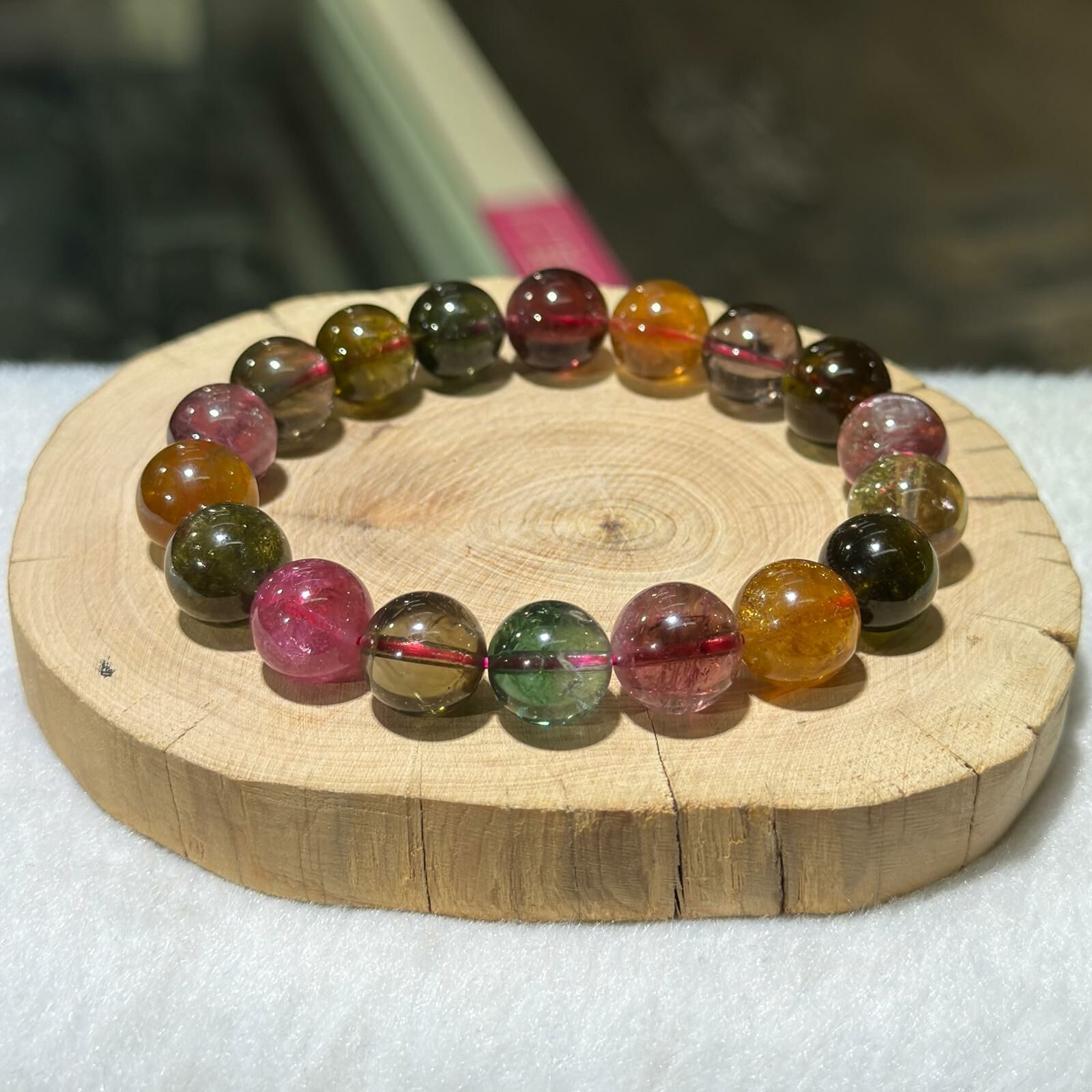 高品✨碧璽手串 11.5 mm +/-