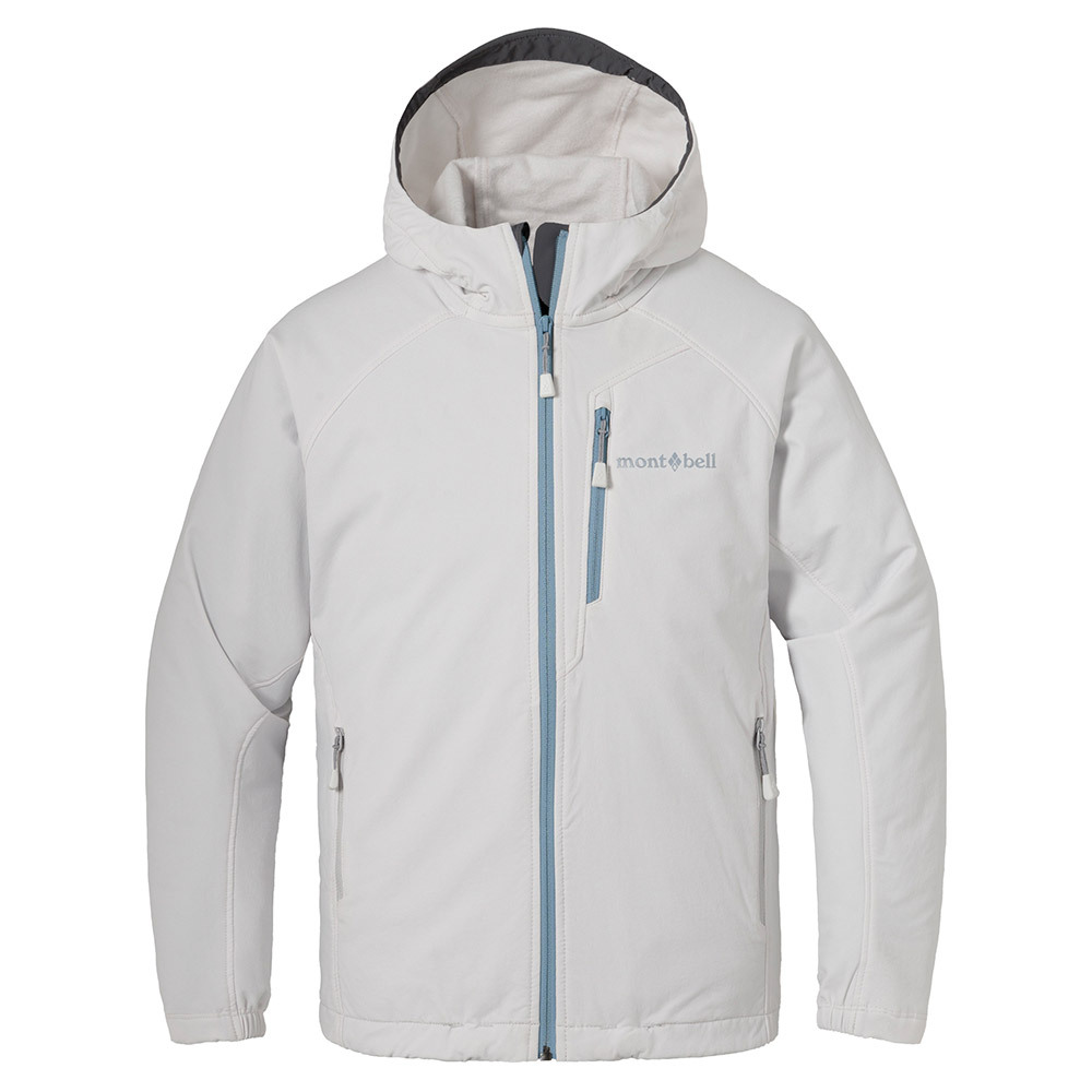 【柔軟防風】montbell: CLIMAPRO 200 Hooded Jacket Kid's 130 - 160