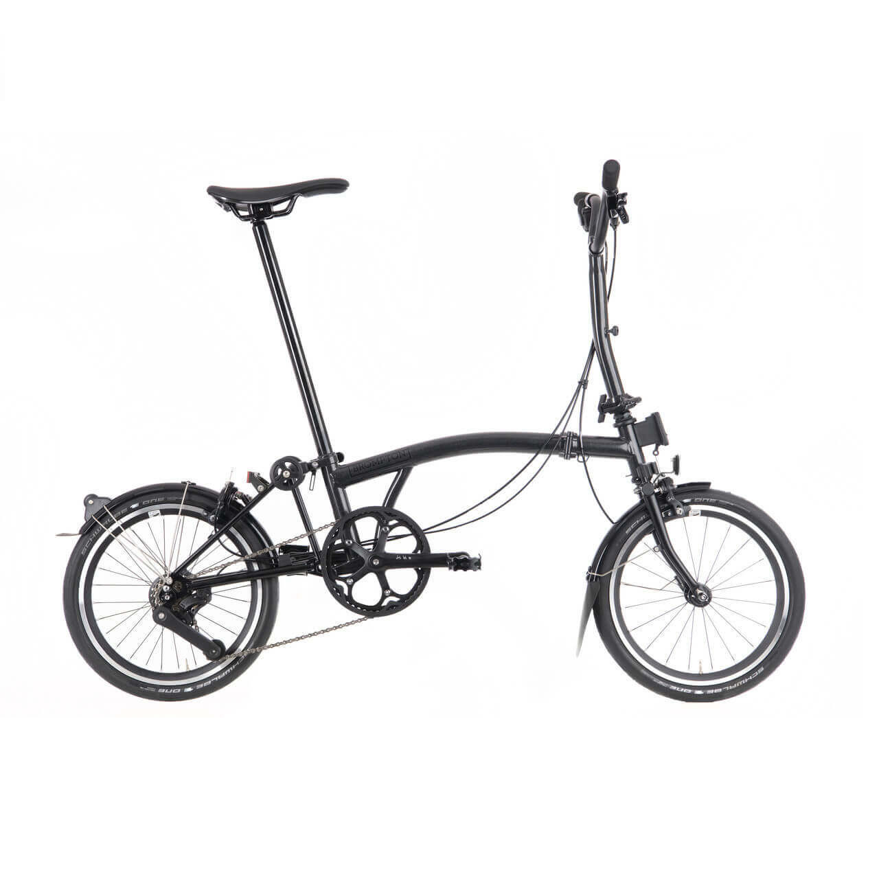 Brompton P Line Urban 4速摺車 -Midnight Black Metallic