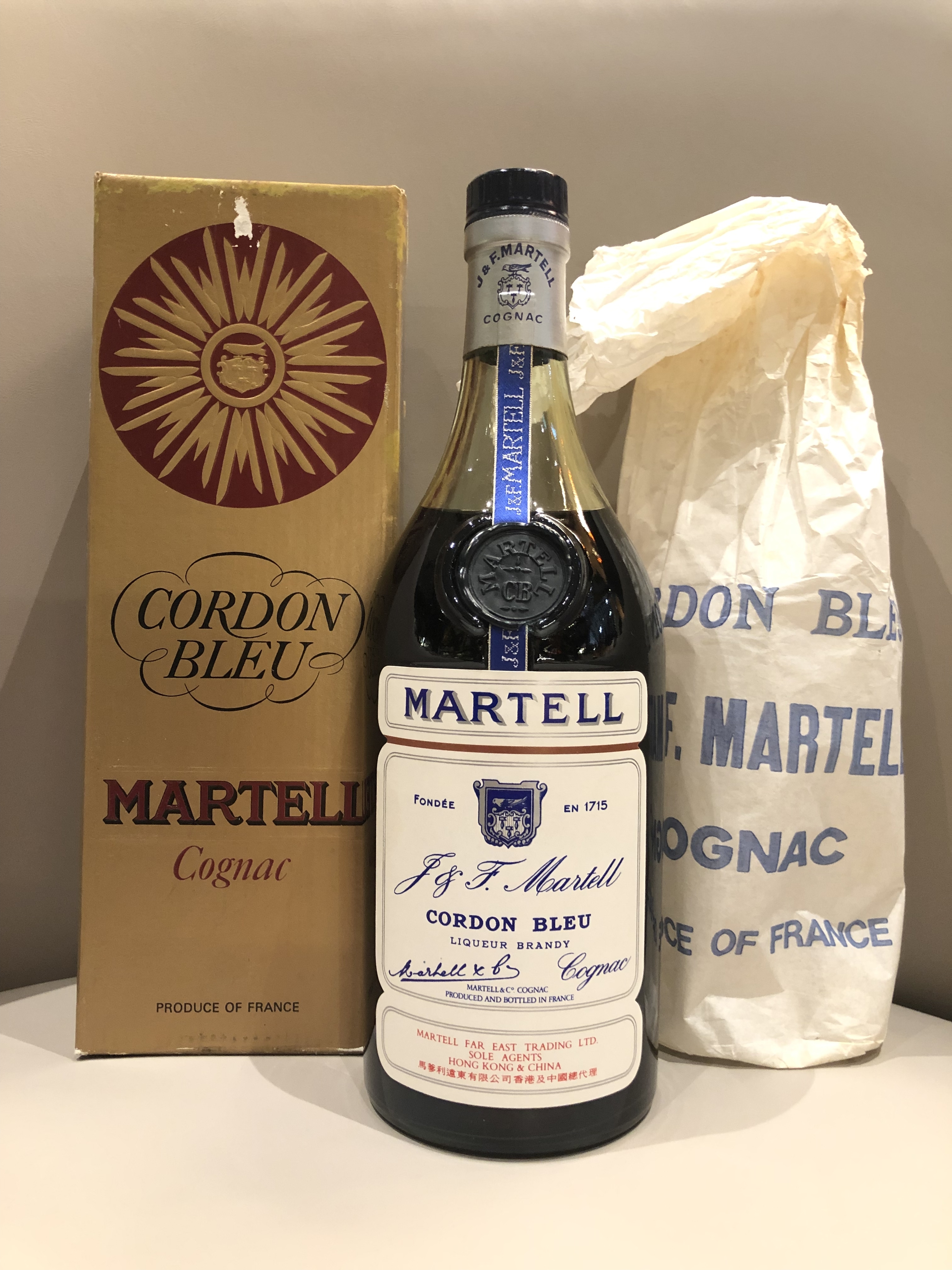 MARTELL  Cordon bleu 馬爹利 藍帶 遠東 紅太陽 青樽