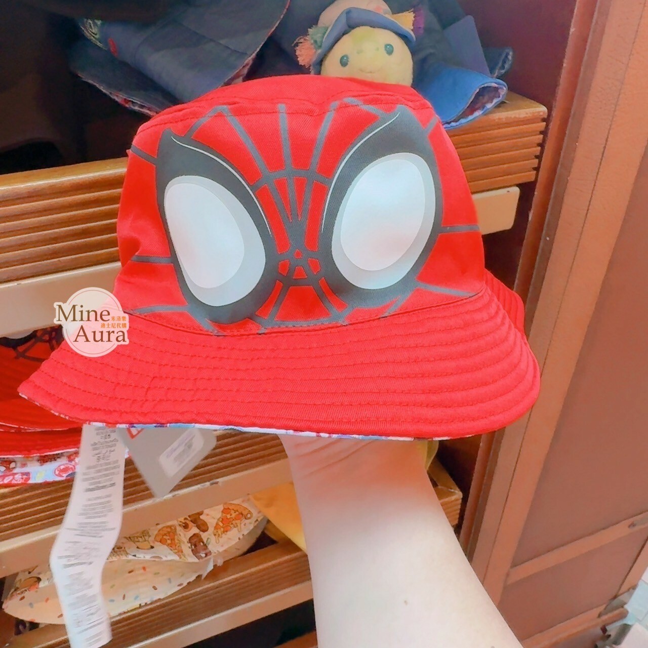 蜘蛛人 Spider-Man 雙面設計 滿版圖案 漁夫帽 帽子 漫威 Marvel -香港迪士尼樂園