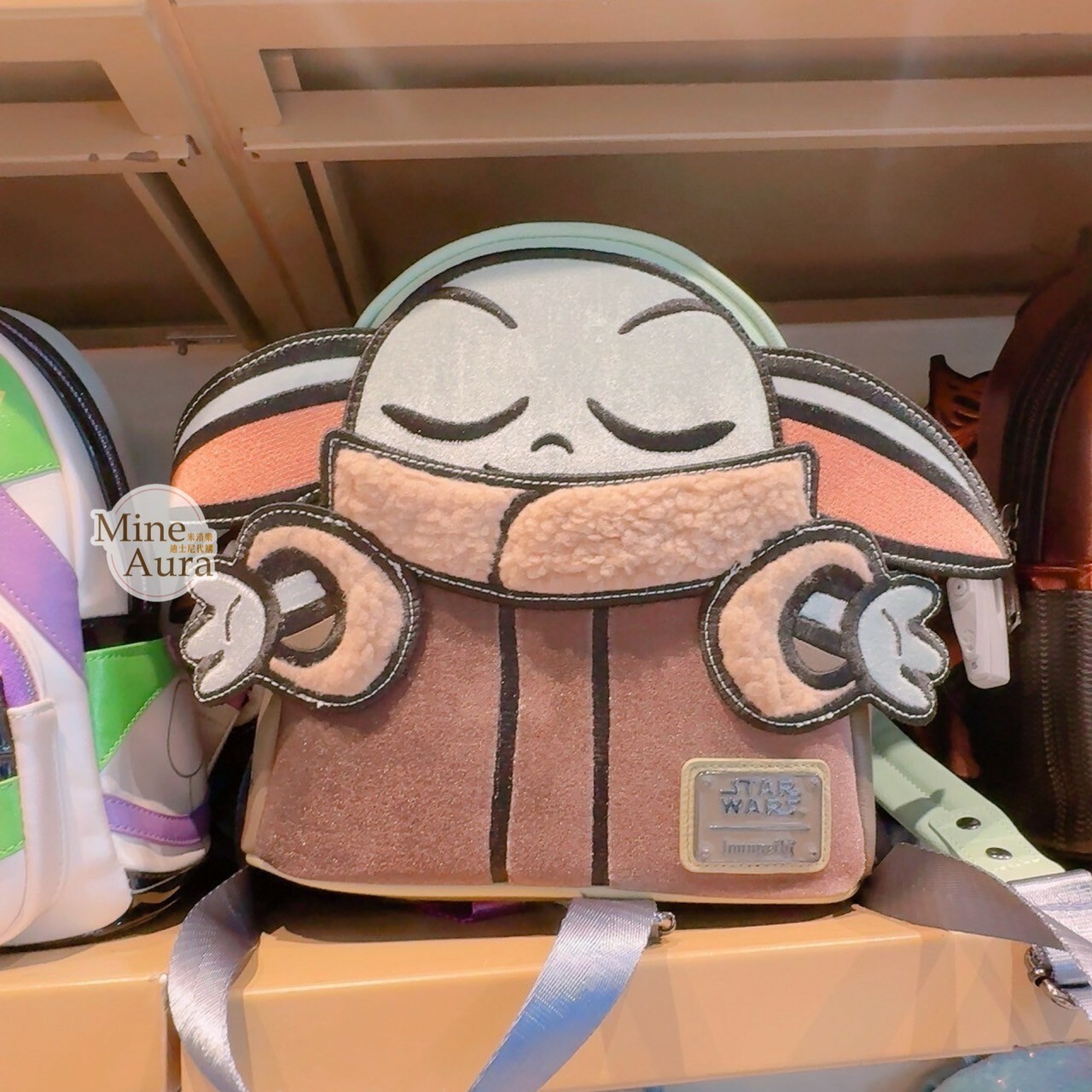 Q版 尤達 Yoda 全身造型 後背包 星際大戰 Star Wars -香港迪士尼樂園