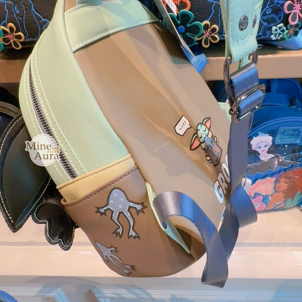 Q版 尤達 Yoda 全身造型 後背包 星際大戰 Star Wars -香港迪士尼樂園