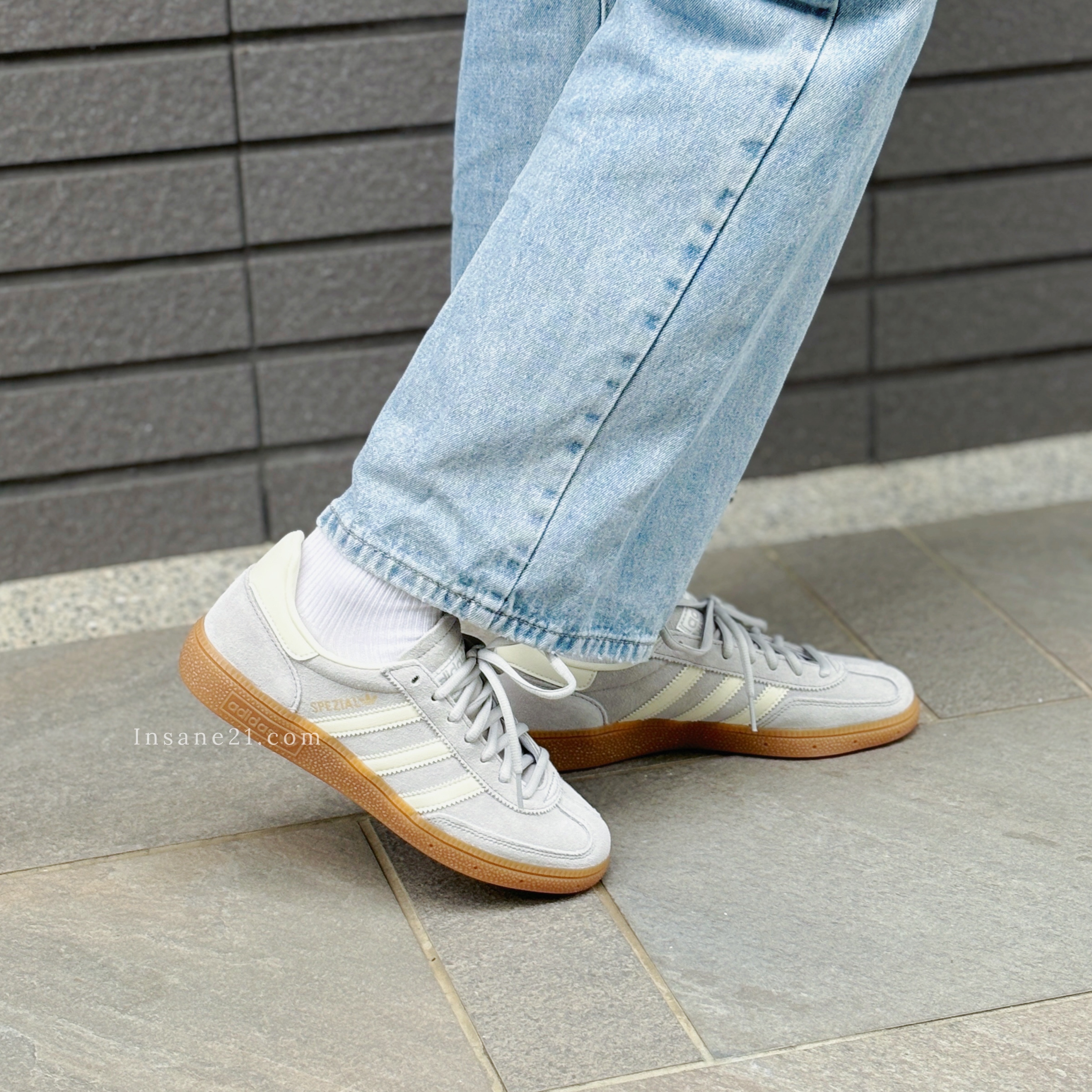 ADIDAS HANDBALL SPEZIAL 藍灰 麂皮 休閒鞋 女鞋 IF7086