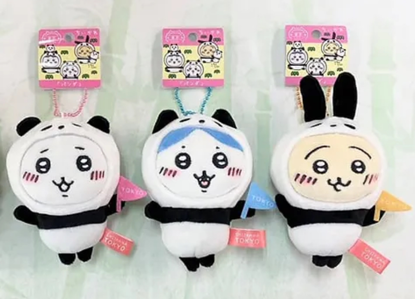 日本限定 chiikawa 吉伊卡哇 東京熊貓限定 娃娃掛飾