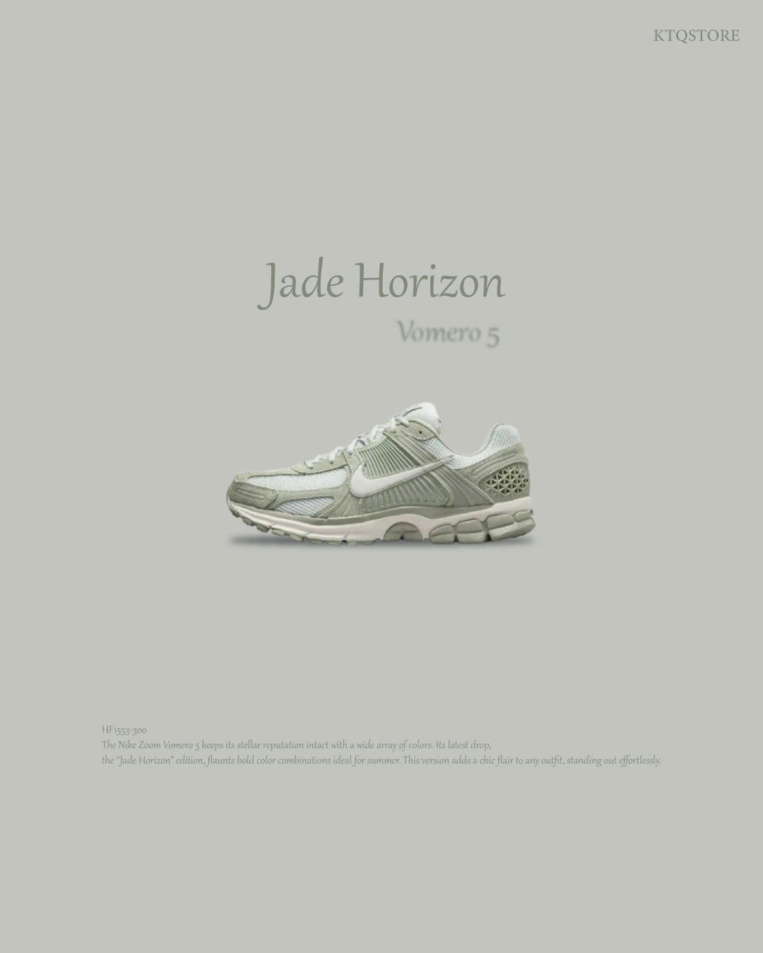KTQ STORE ‧ Nike Zoom Vomero 5 " Jade Horizon" 抹茶 HF1553-300