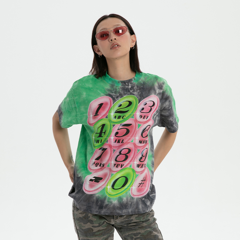 RTVG 420系列 熱線電話 扎染 短袖 T