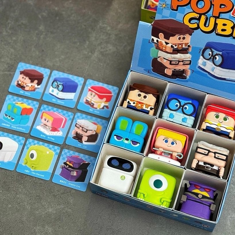 PIXAR皮克斯 CUBE 2 疊疊樂公仔盲盒