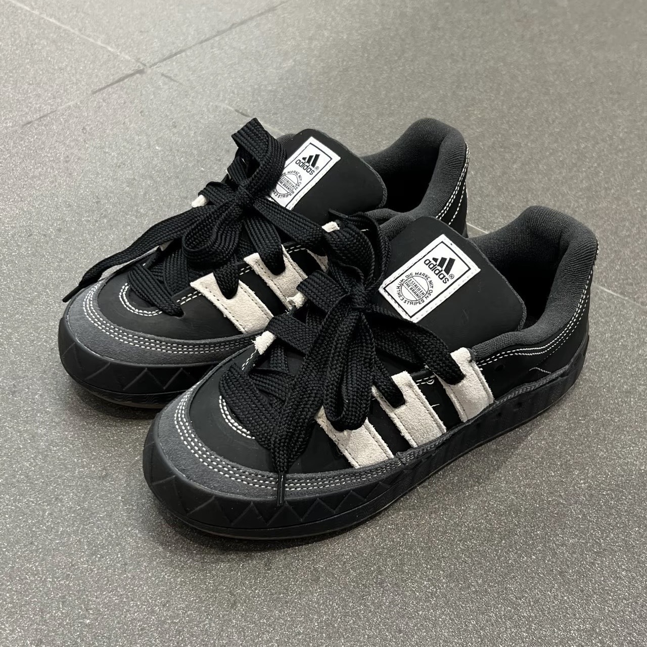"代購" ADIDAS ADIMATIC 黑白配色  外縫線  ID3938