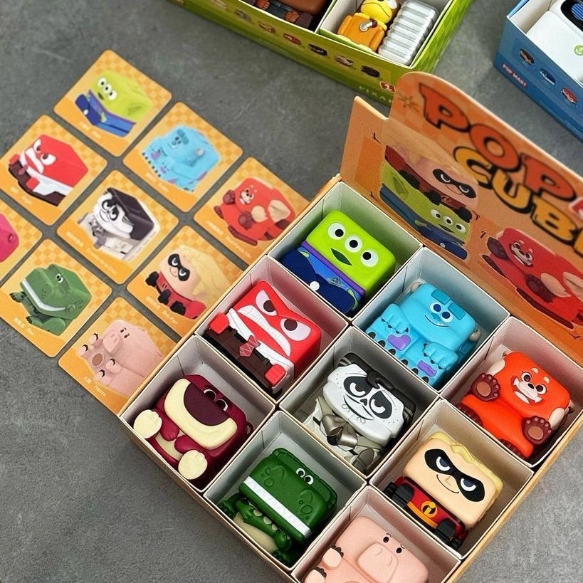 PIXAR皮克斯 CUBE 3 疊疊樂公仔盲盒