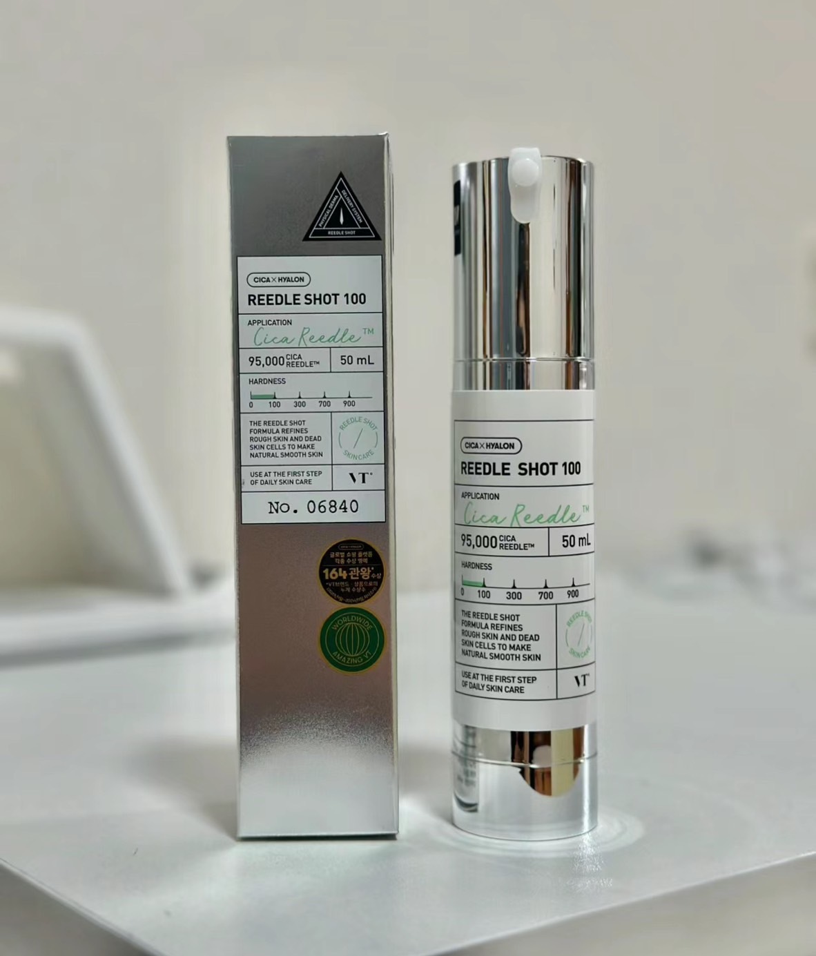 📦現貨+預購 🇰🇷VT-老虎微針精華100針 50ml/2ml隨身包