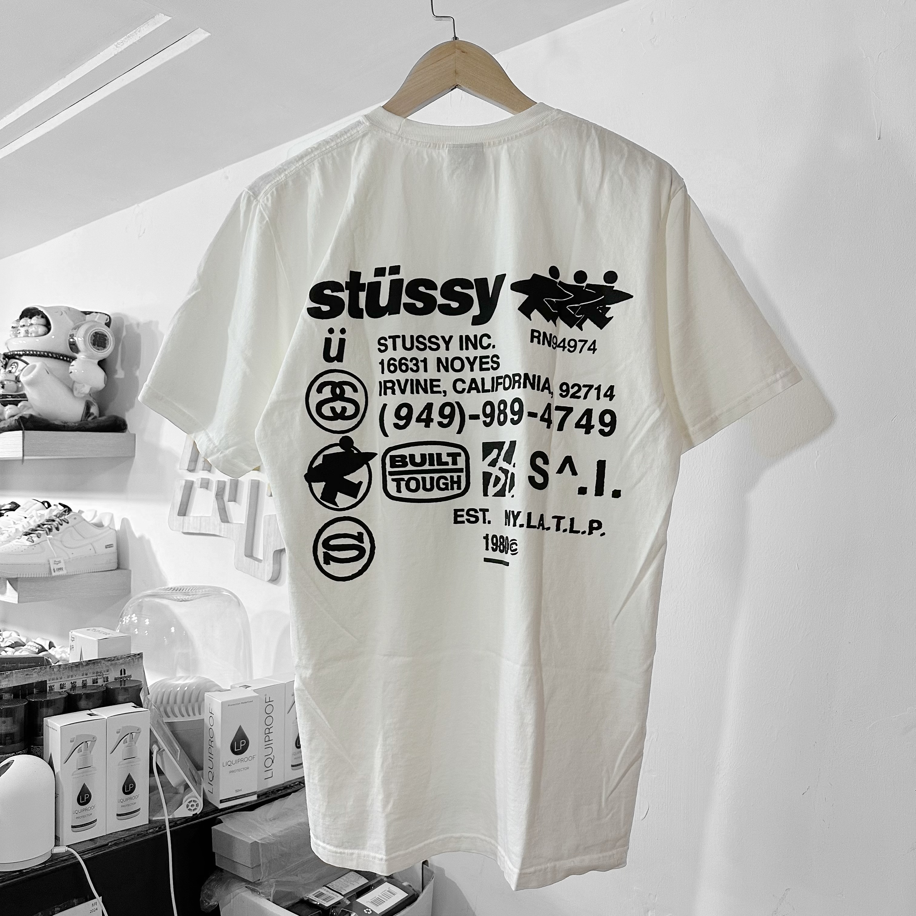 STÜSSY DNA Pigment Dyed T-Shirt Natural 奶白色