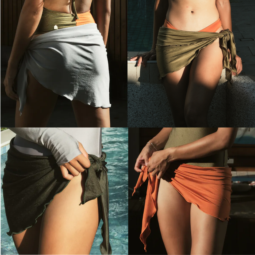 ▲moun Wave Skir 波浪一片式沙灘裙