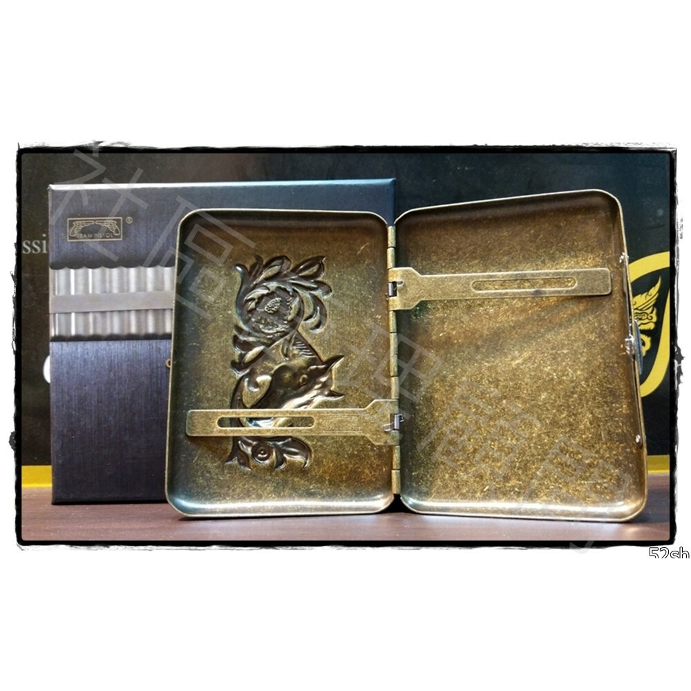 【Team Pistol】雙槍正品 頂級銅製 320駿馬 專用收納盒 煙盒 16支裝 #精美包裝