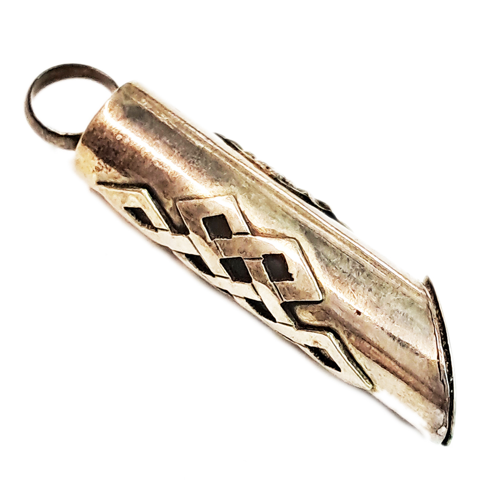 吉祥結圓柱舍利盒925銀【十方】139984