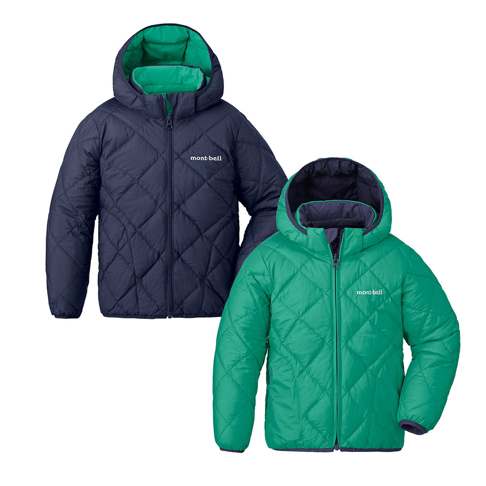 【羽絨】montbell: Reversible Down Parka Kid's 100 - 120