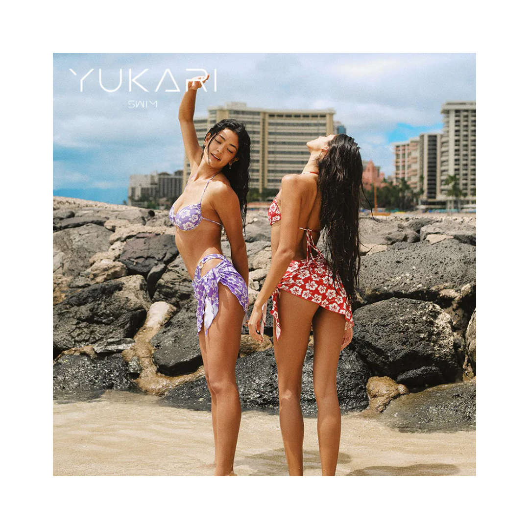 ▲Yukari 環保材質芙桑花沙灘度假裹裙圍裙 [Y0024]