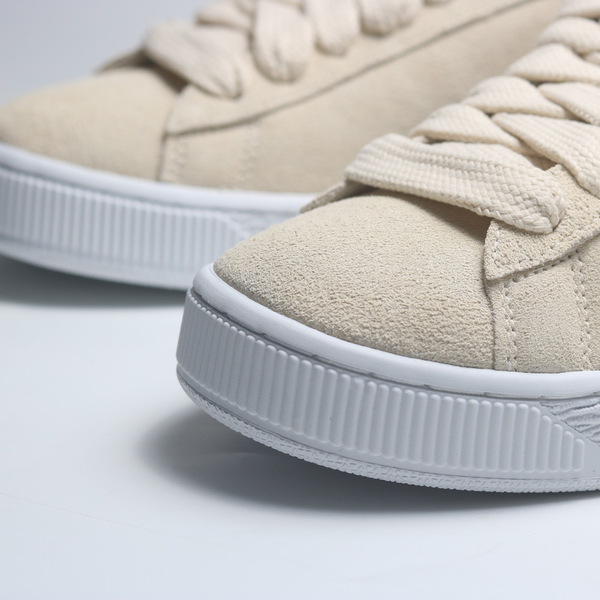 PUMA 休閒鞋 SUEDE XL 米白 經典 滑板鞋 女 39520509