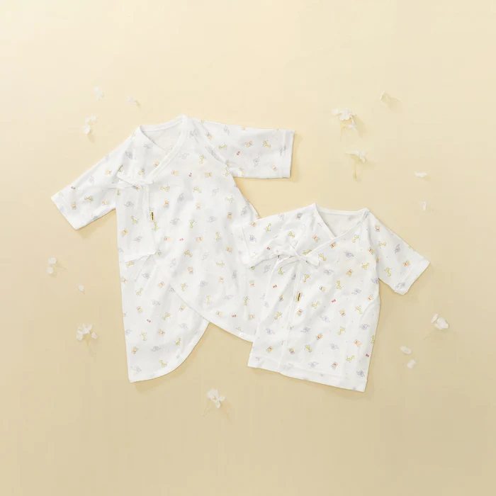 MIKI HOUSE Hot Biscuits Underwear Set of 2 MULTICOLOR 初生內衣兩件套 50cm 