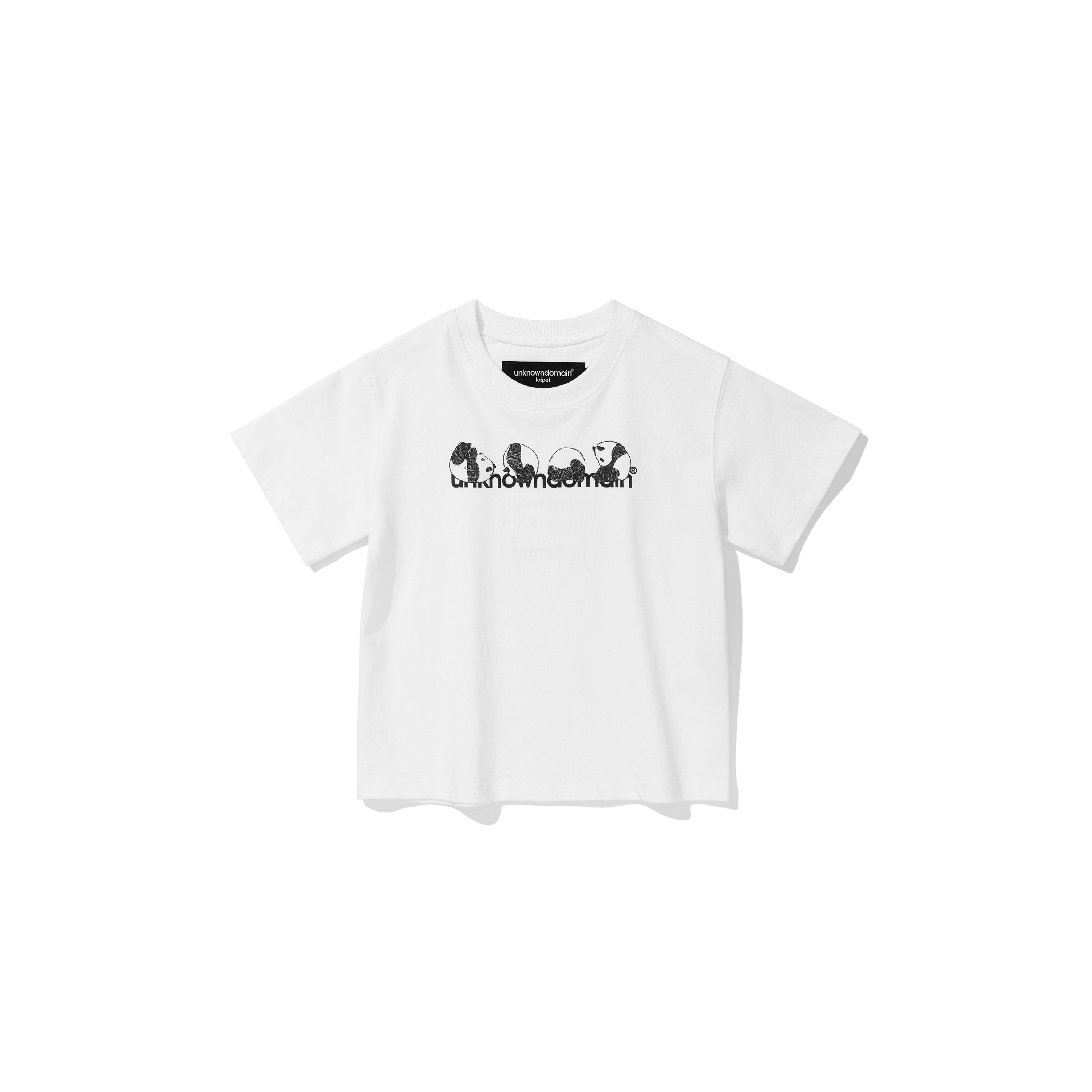 未知領域 kids Capsule Wardrobe Panda Logo Tee