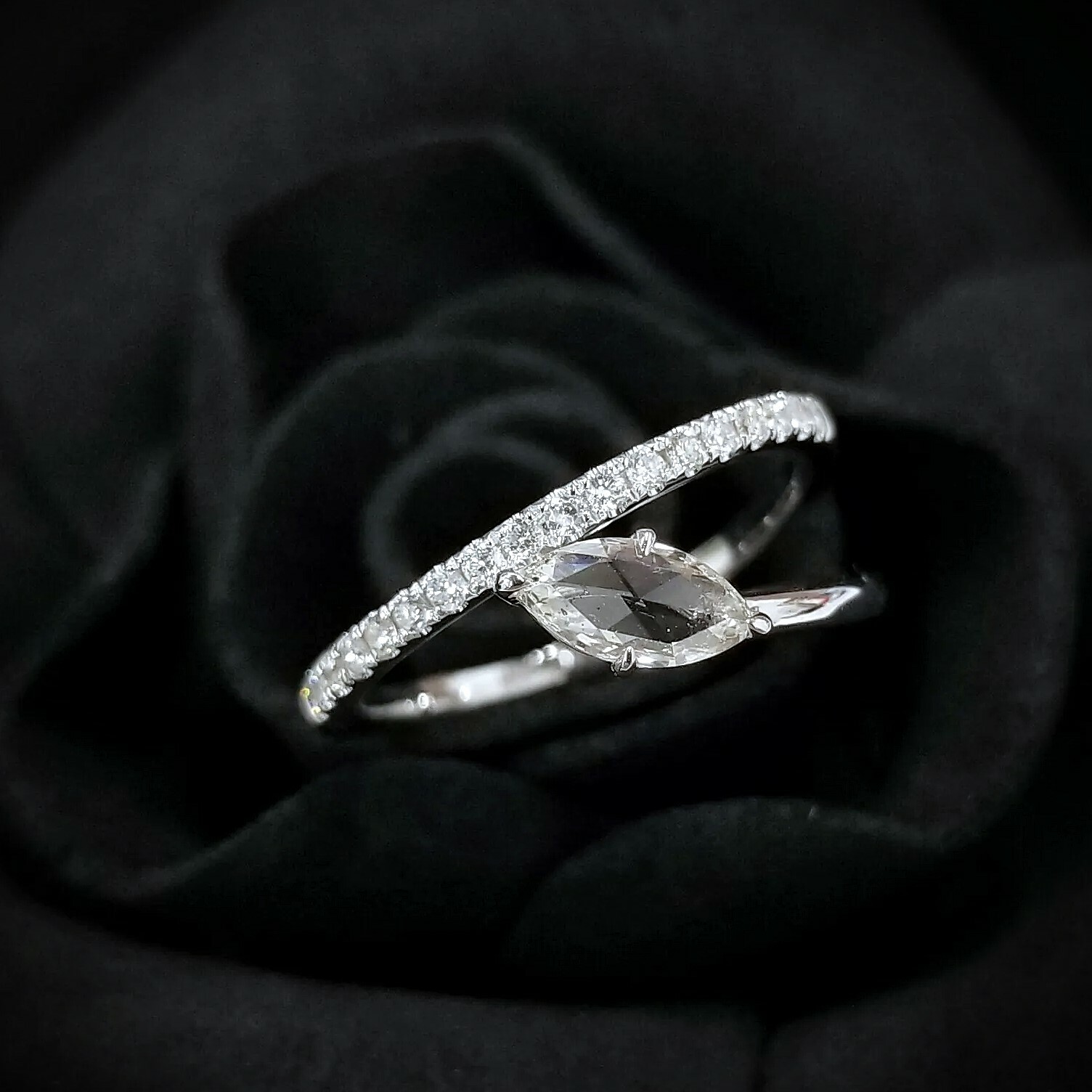 18K White Gold 0.48ct Diamond Ring