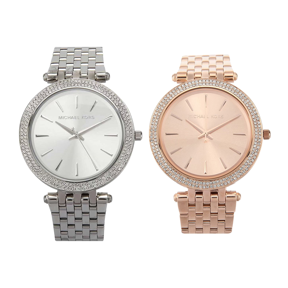 【Michael Kors】MK3190/MK3192 晶鑽錶圈 名媛 璀璨 時尚 不鏽鋼 女款 石英錶