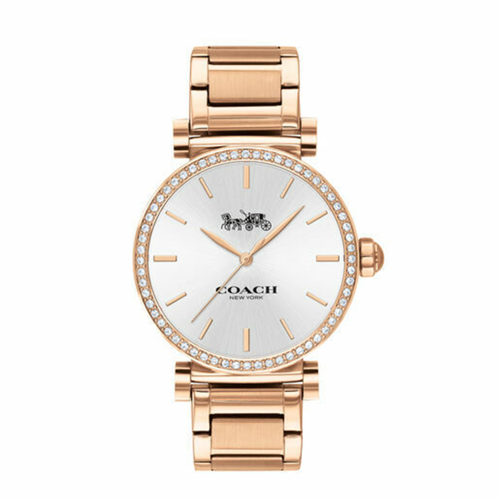 【COACH 蔻馳】14503578/14503580 典雅 時尚 晶鑽錶圈 不鏽鋼 女款 石英錶