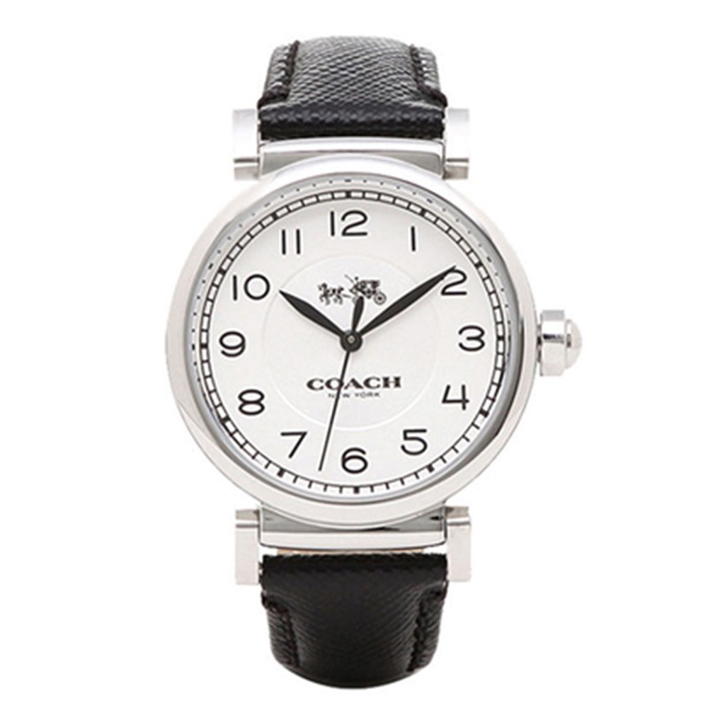 【COACH 蔻馳】MADISON系列 14502399 經典 皮革 女款 石英錶