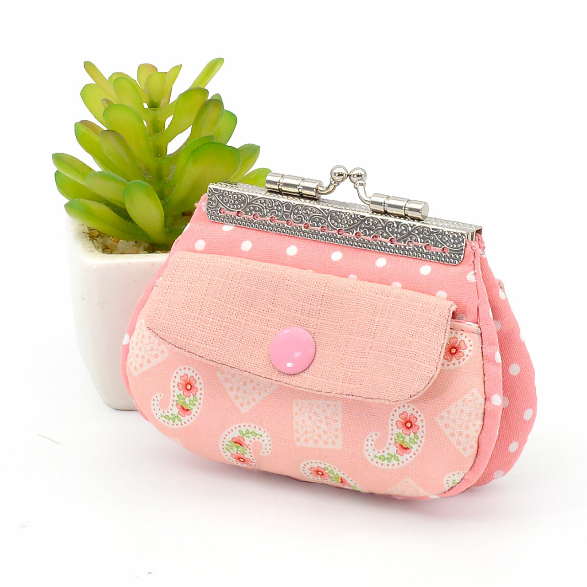 7.5公分駁腳口金/個【贈駁腳雙層口金包紙型】