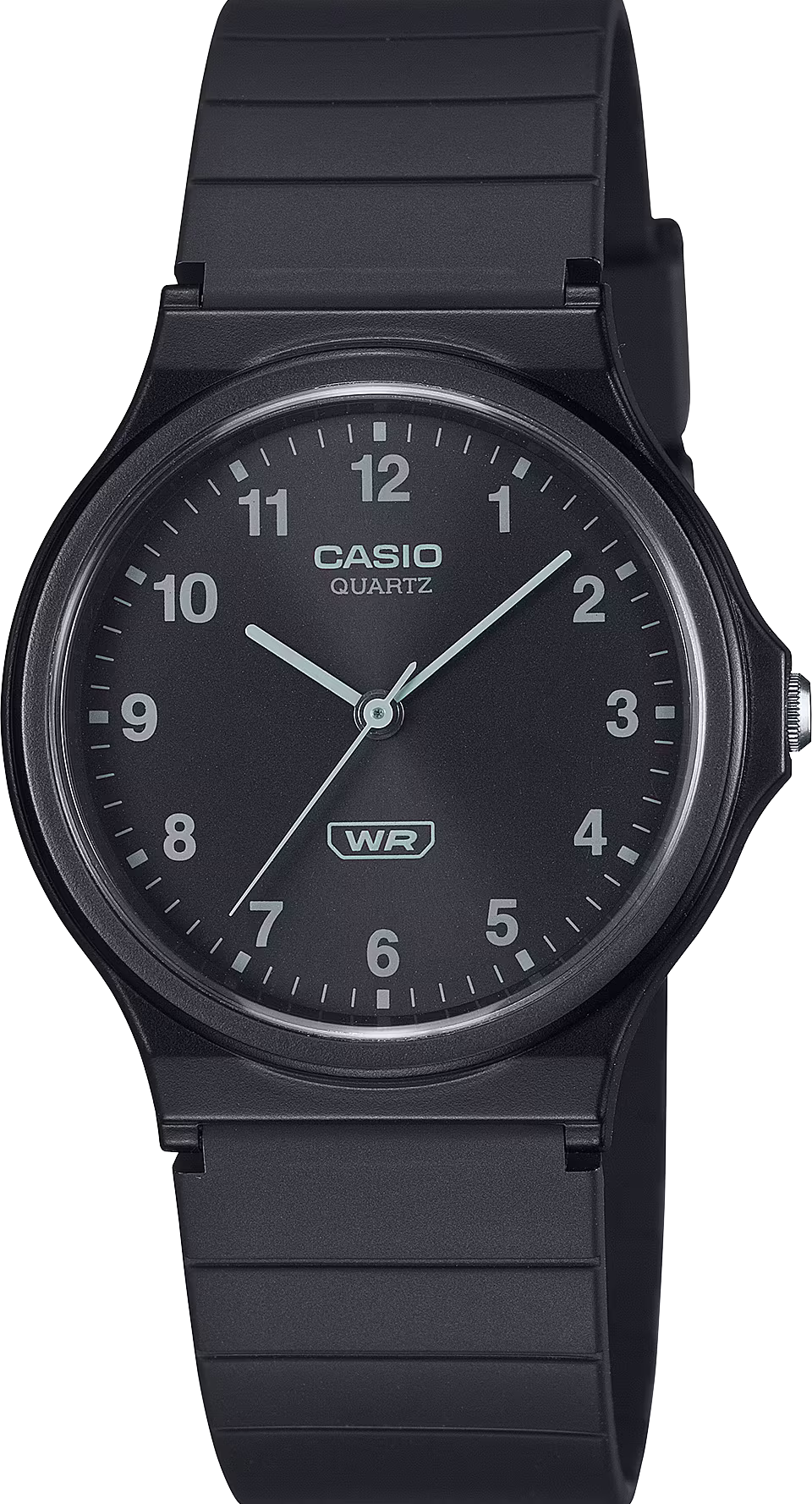 萬年鐘錶 - CASIO 卡西歐  極簡風範簡約指針錶 / 男錶 / 女錶 / 學生錶   MQ-24B-1B 錶徑34.9MM