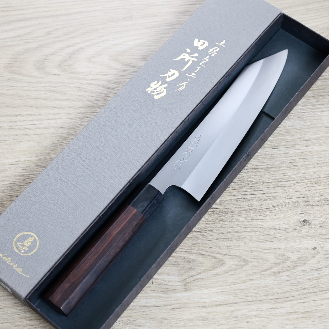 田所真琴 曲背切付牛刀 210mm 銀三鋼