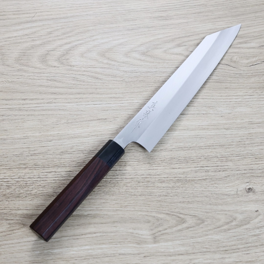 田所真琴 曲背切付牛刀 240mm 銀三鋼