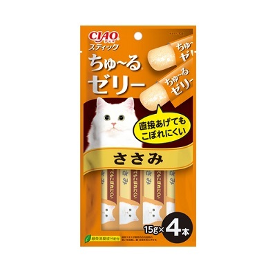 CIAO 果凍片 - 雞肉味 (15gx4支裝)【$100 X 7 包】【可混合其他口味】