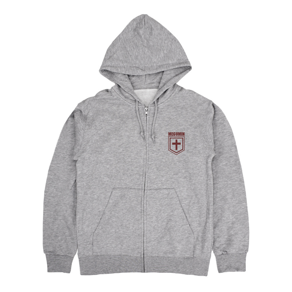 Cospa 1111 めぐみんEXPLOSION ジップパーカー [この素晴らしい世界に祝福を！3] MIX GRAY