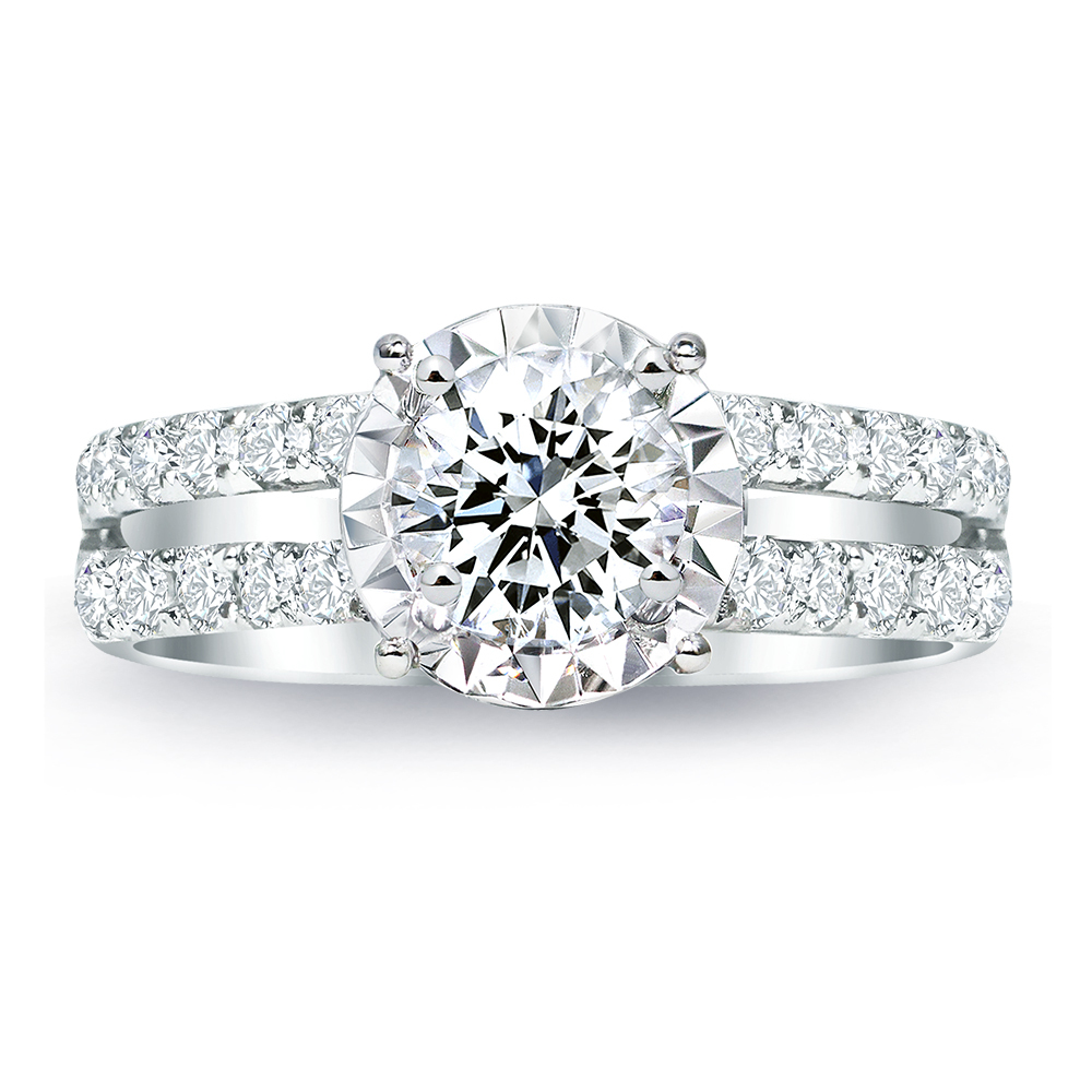 一克拉PT950華耀光芒鑽石戒指