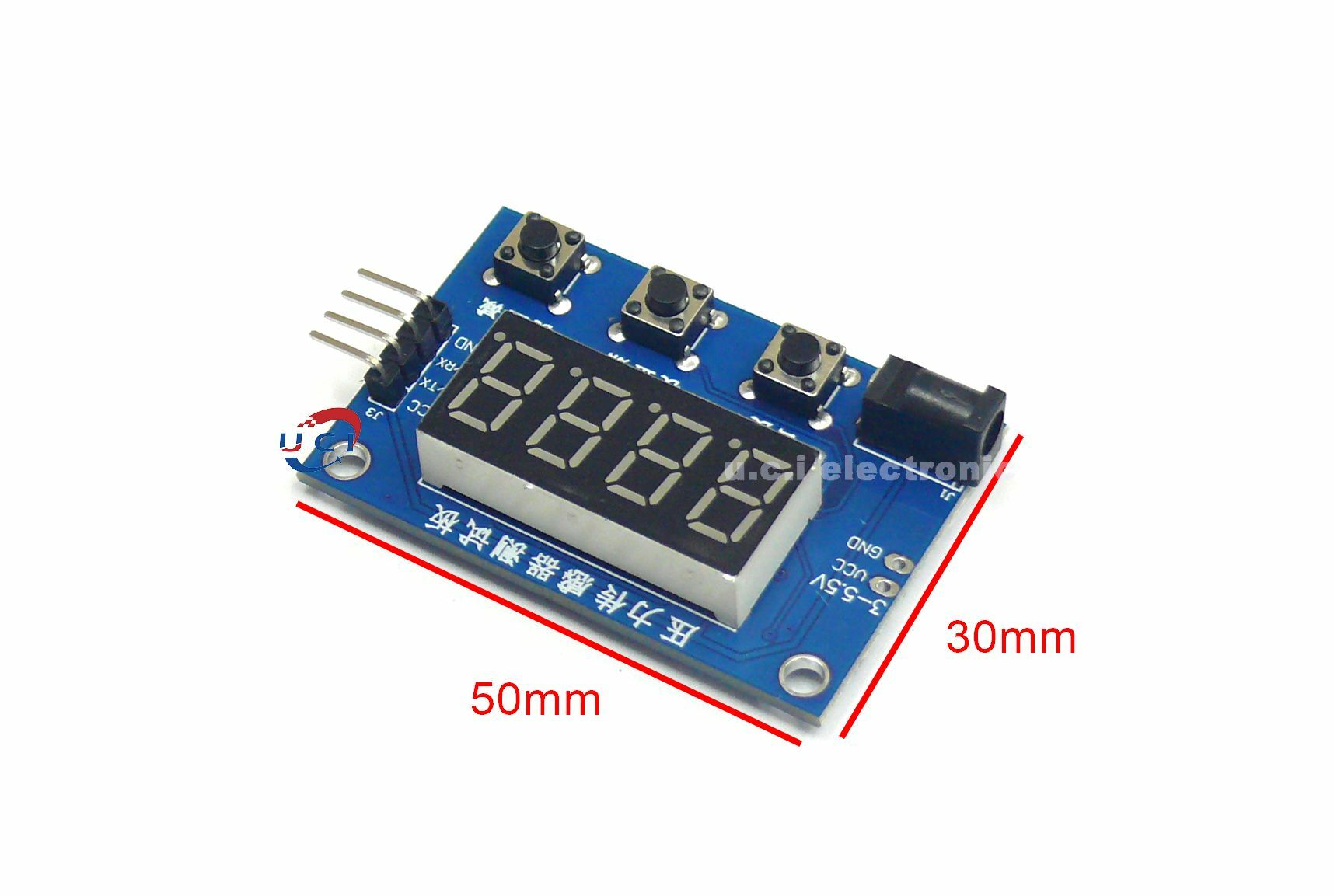 【UCI電子】 (10-7) HX711壓力感測器稱重電子秤模組數碼管顯示器