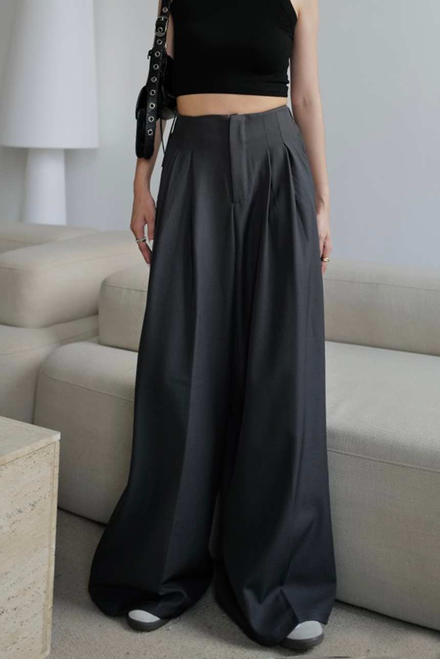 秋冬壓折高磅落地西裝褲*3色