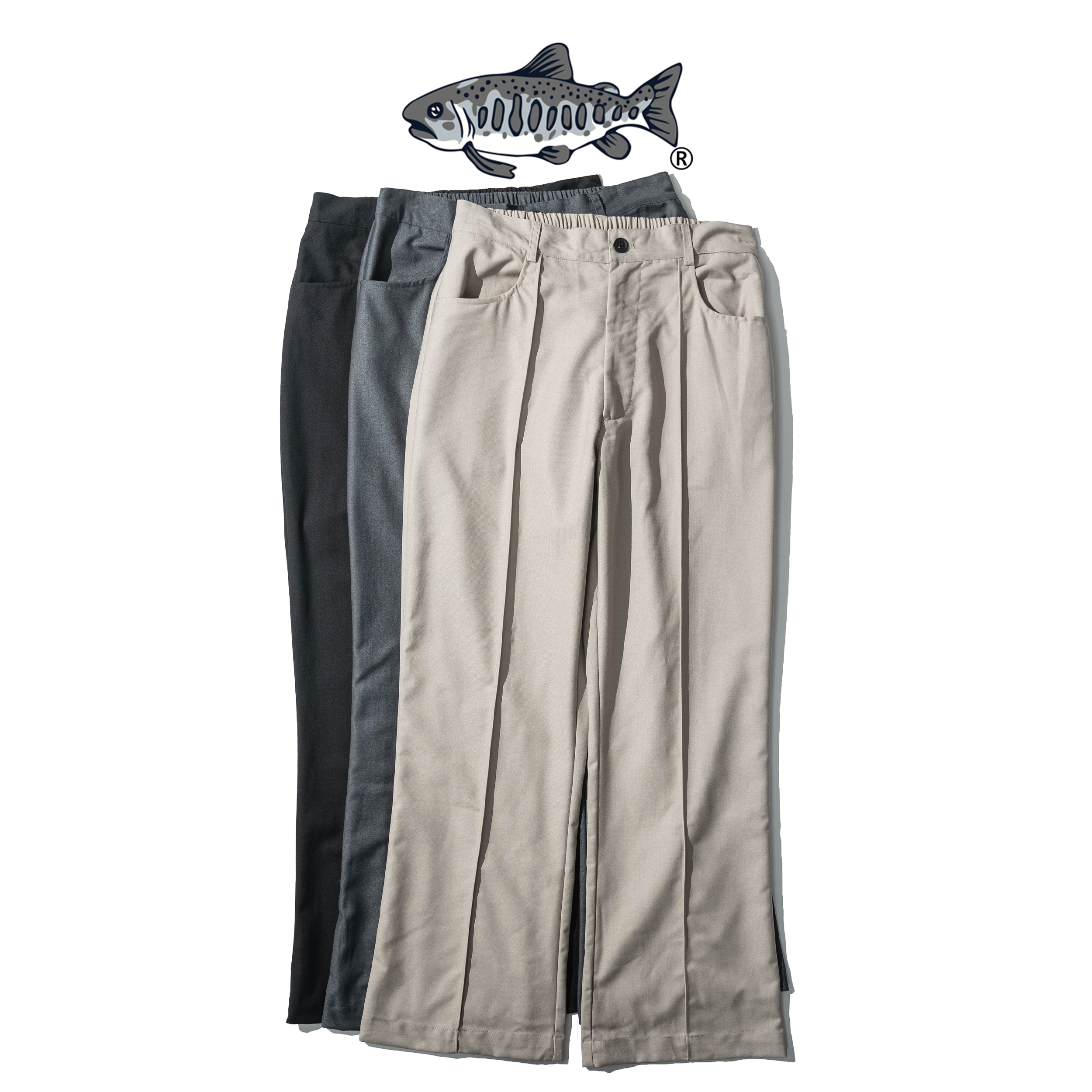 AGILITY BootCut Pleated Pants 褶線 西裝 喇叭長褲 [AC-TP]