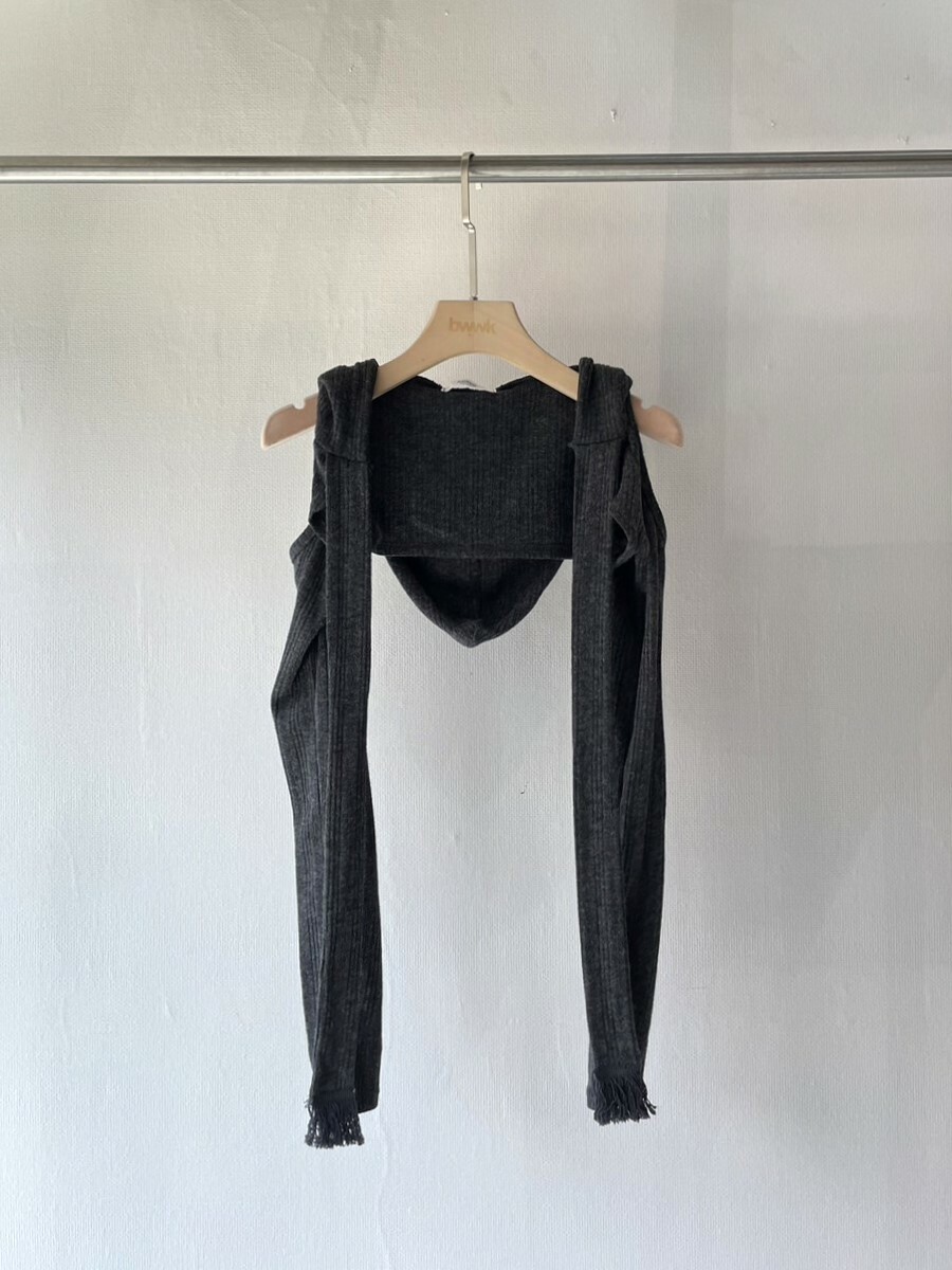 深灰 造型連帽袖套