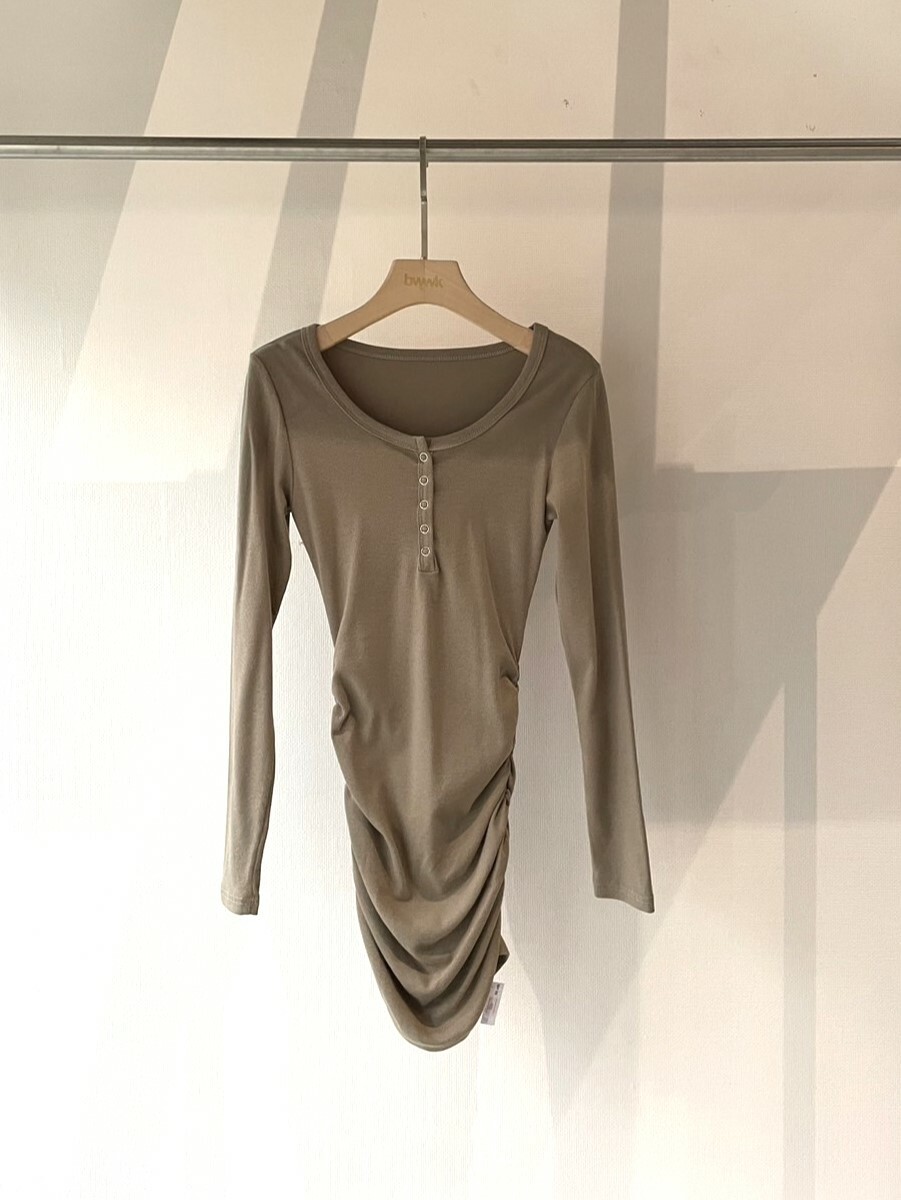 歐美好身材包臀短洋-杏