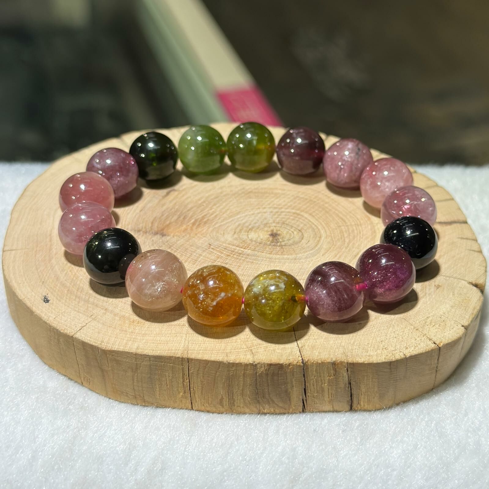 碧璽手串 12 mm +/-