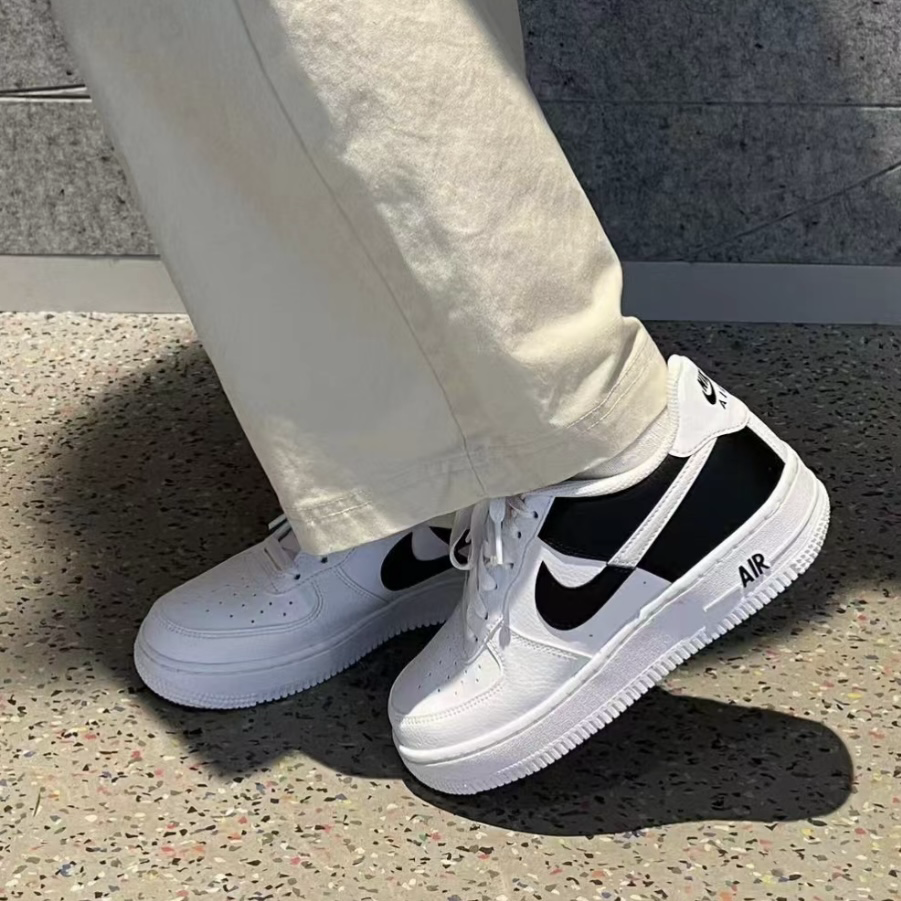 Nike Air Force 1 Next Nature GS 白黑熊貓 太極 陰陽 AF1 低筒休閒鞋