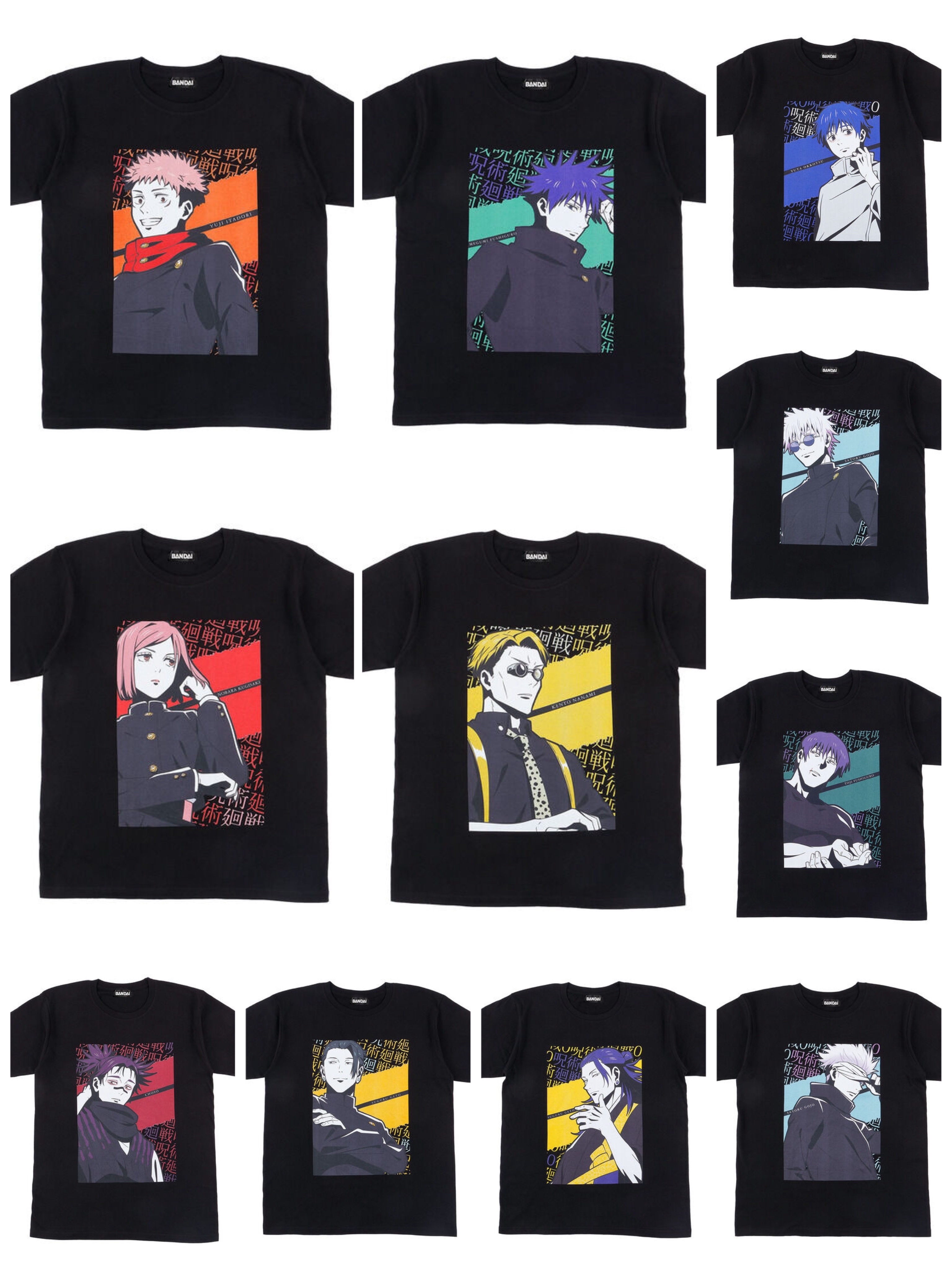 216097 Pbandai 預訂 2024/11月 ＜描き下ろし＞呪術廻戦 Tシャツコレクション－拾陸－