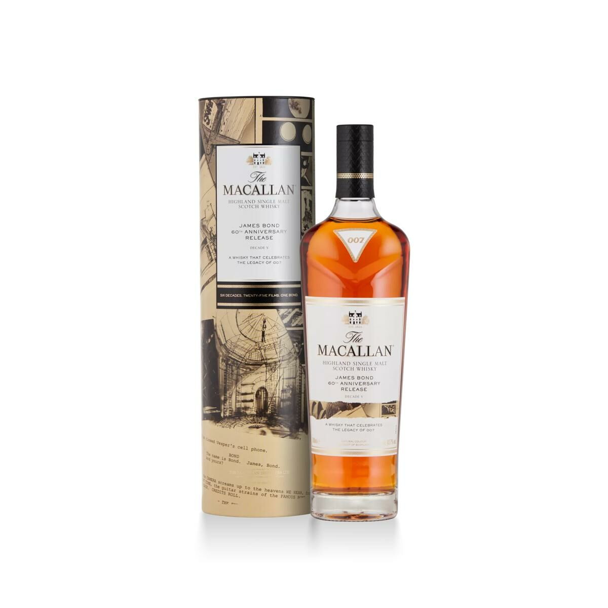 麥卡倫 007詹姆士龐德60週年限量版 Decade V