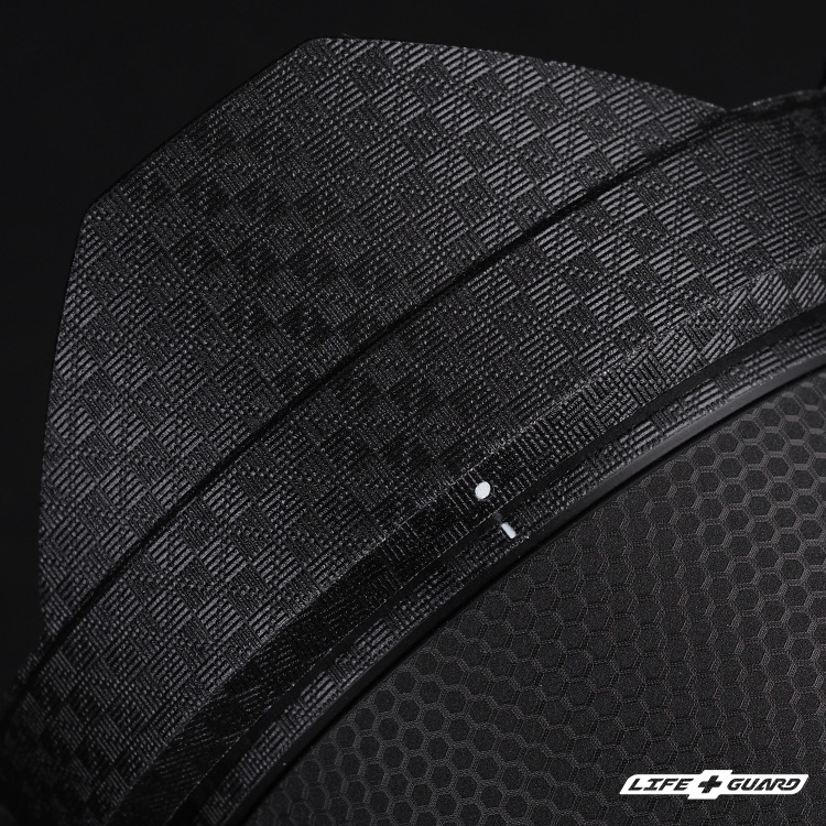 LIFE+GUARD 鏡頭貼膜安裝示意，適用 Panasonic LUMIX S 18mm F1.8