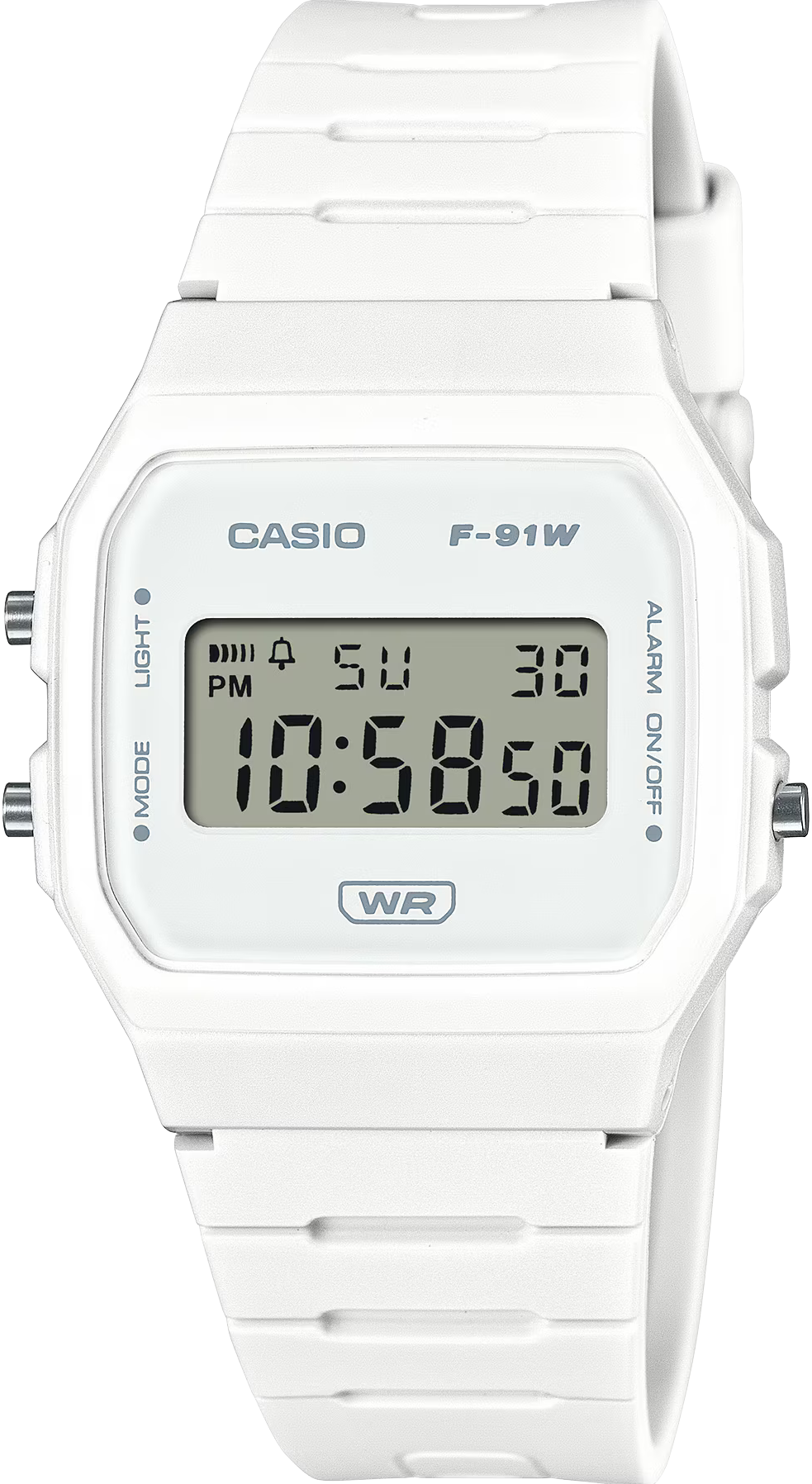 萬年鐘錶 - CASIO 鮮豔繽紛經典電子錶  F-91WB-7A 錶徑35.2MM